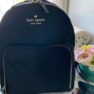 kate spade black backpack nylon